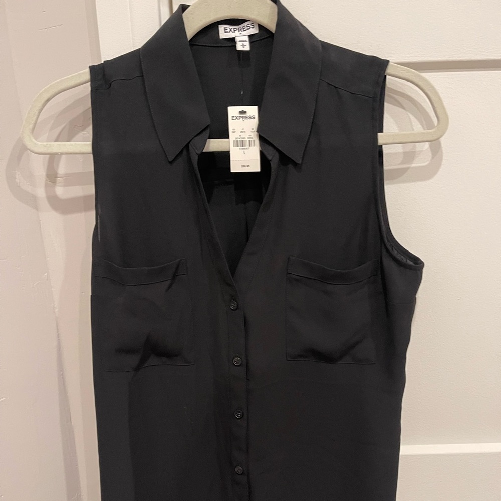 Express sleeveless blouse
